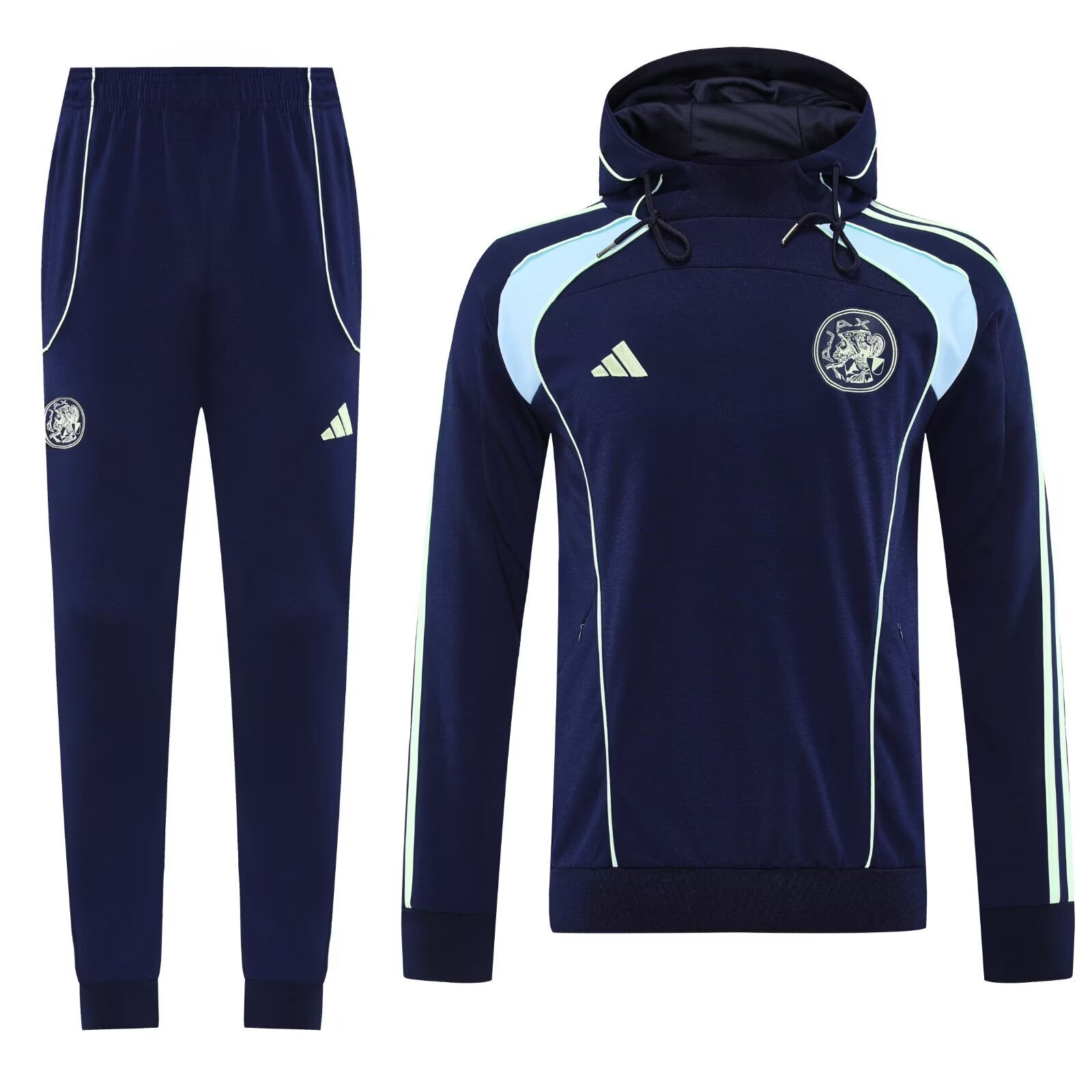 AAA Quality Ajax 25/26 Hoodie Tracksuit - Navy Blue